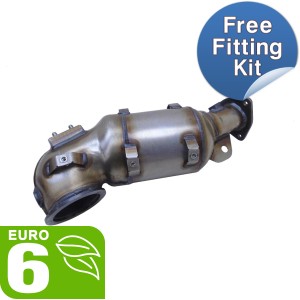 Opel Astra catalytic converter oe equivalent quality - GMC1108